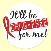 Drug Free For Me 2 stickers