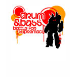 Drum and Bass Battle for Supremacy t-shirts