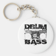 Drum and Bass Key Chain