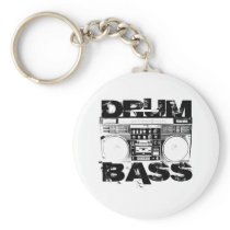 Drum and Bass Key Chain
