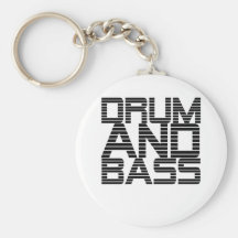 Drum and Bass Keychain