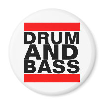 Drum and Bass Fridge Magnets