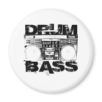Drum and Bass Refrigerator Magnets