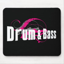 Drum and Bass Mob Mouse Pads