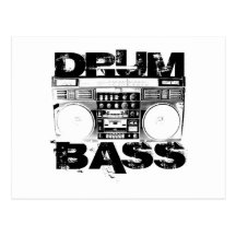 Drum and Bass Post Card