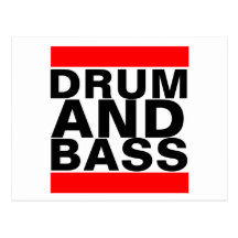 Drum and Bass Post Card