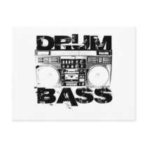Drum and Bass Post Card