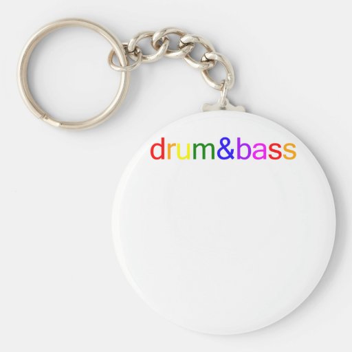 Drum and Bass Spectrum Keychain