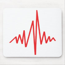 drum beat music mouse mat