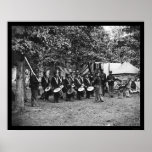 Drum Corps in Bealeton, VA 1863 posters