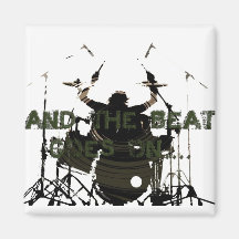 Drum Hero Fridge Magnet