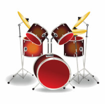 Drum Kit Photo Cutout