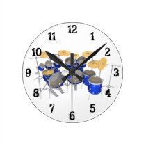 Drum Kit: Wall Clock wall clocks