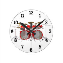 Drum Kit: Wall Clock wall clocks