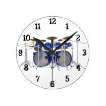 Drum Kit: Wall Clock wall clocks