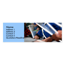 Drum Line Profile Card Business Cards