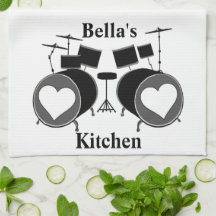 Drum Love Kitchen Towels