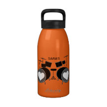 Drum Love Reusable Water Bottle
