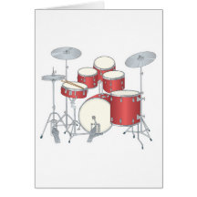 drum set card