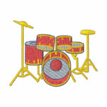 Drum Set embroidered shirts