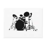 drum set PNG postcards