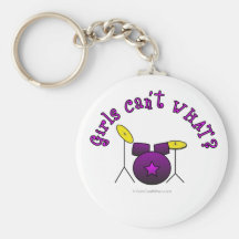 Drum Set - Purple Keychains
