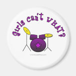 Drum Set - Purple Refrigerator Magnet