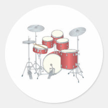 drum set stickers