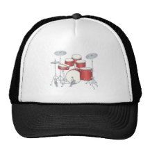 drum set trucker hat