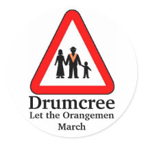Drumcree, Let the OrangemenMarch stickers