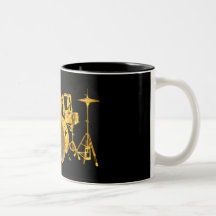 Drumkit - Yellow Mug