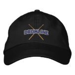 Drumline Sticks Crossed embroidered hats