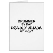 Drummer Deadly Ninja by Night