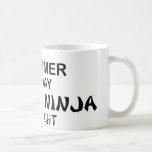 Drummer Deadly Ninja by Night Mugs