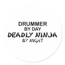 Drummer Deadly Ninja by Night