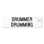 Drummer Drumming bumper stickers