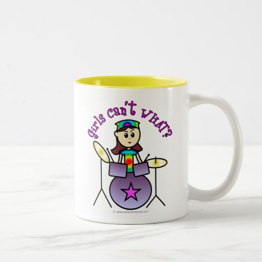 Drummer Girl - Heather Coffee Mug