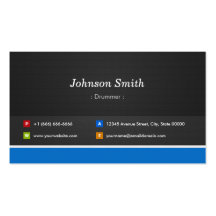 Drummer - Professional Customizable Business Cards