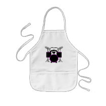 Drummer Sheep Kids Apron