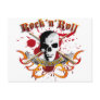 Drummer skull A Postkarten