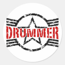 Drummer Stickers