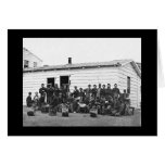 Drummers at Leisure in Washington, DC 1865 Card