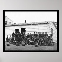 Drummers at Leisure in Washington, DC 1865 Posters