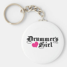 Drummer's Girl Key Chain
