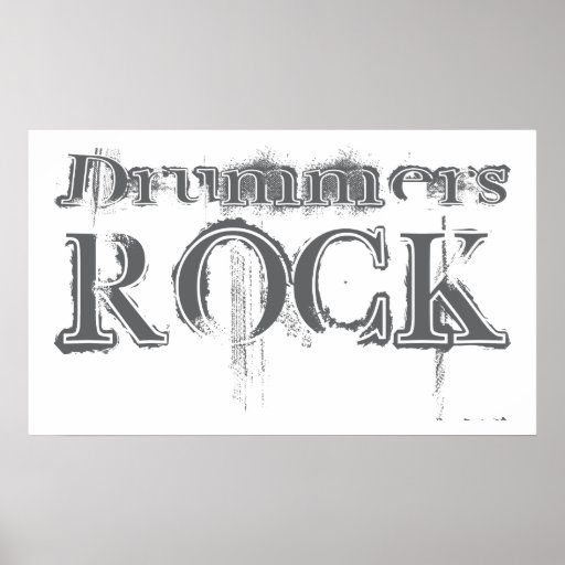 Drummers Rock Print