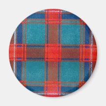 DRUMMOND FAMILY TARTAN FRIDGE MAGNET