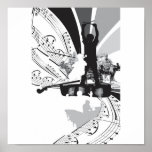 drums cello poster
