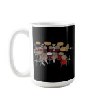 Drums: Red Drum Kit: 3D Model: Coffee Mug