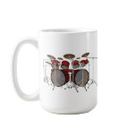 Drums: Red Drum Kit: 3D Model: mugs