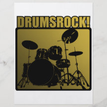 Drums Rock! Personalized Flyer